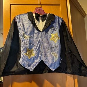 Magic Wizard Cape with Stars and Moons